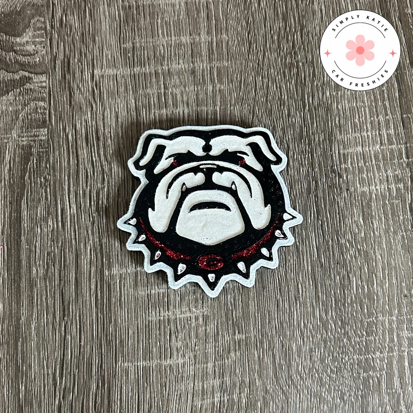 Georgia Bulldog w/ Glitter