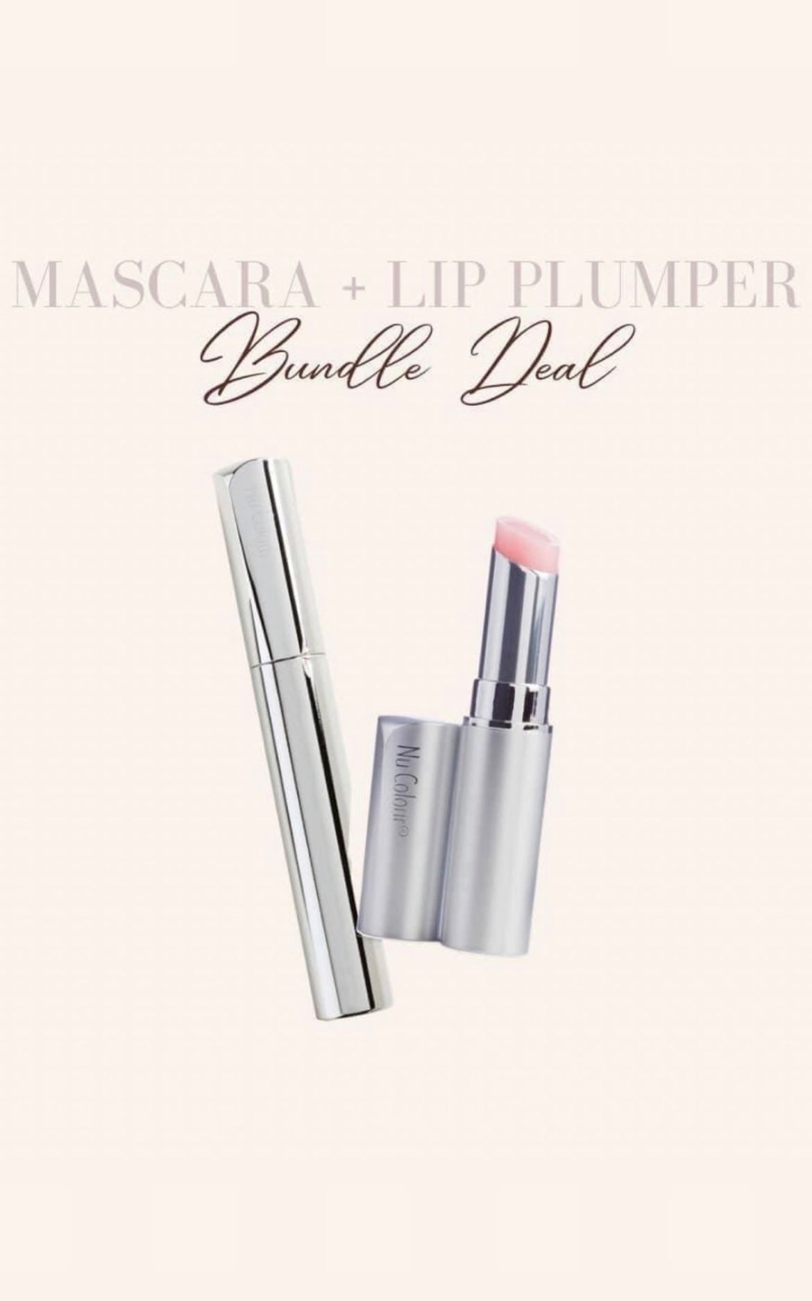 Mascara + Lip Plumping Balm